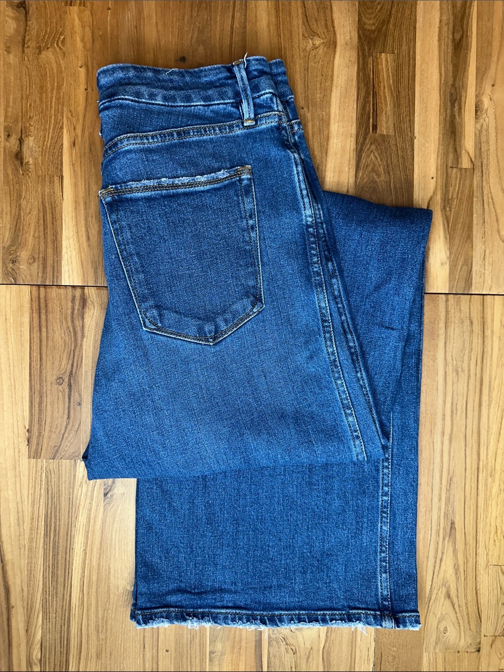 Good American Good Skate High Waist Wide Leg Jeans – Size 8 – Blue 383 - Picture 7 of 12